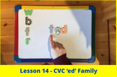 Lesson 14 - CVC ‘ed’ Family