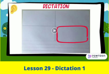 Lesson 29 - Dictation 1
