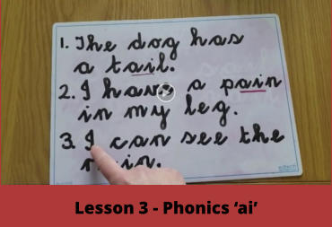 Lesson 3 - Phonics ‘ai’