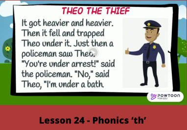 Lesson 24 - Phonics ‘th’