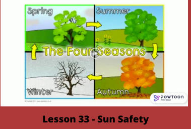 Lesson 33 - Sun Safety