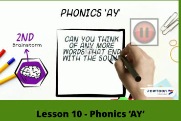 Lesson 10 - Phonics ‘AY’