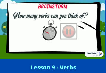 Lesson 9 - Verbs