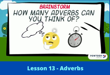 Lesson 13 - Adverbs