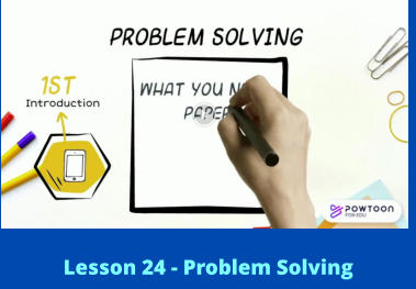 Lesson 24 - Problem Solving